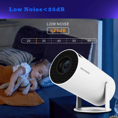 Portable LCD Projector – Mini 4K 1080p Home Theater